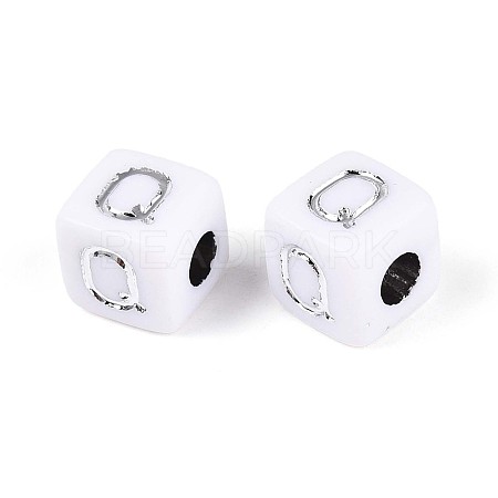 Opaque Acrylic Beads SACR-T035-03Q-1