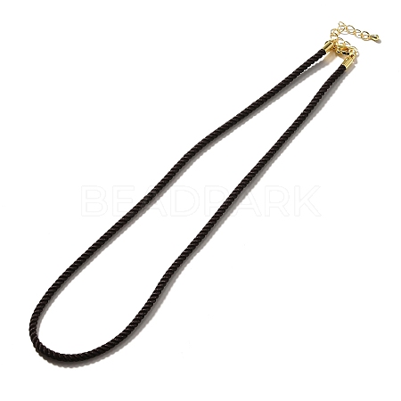 Nylon Milan Cord Necklace Making MAK-M028-01G-11-1