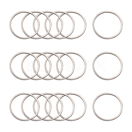 Non-Tarnish 304 Stainless Steel Linking Ring X-STAS-S079-12C-A-1