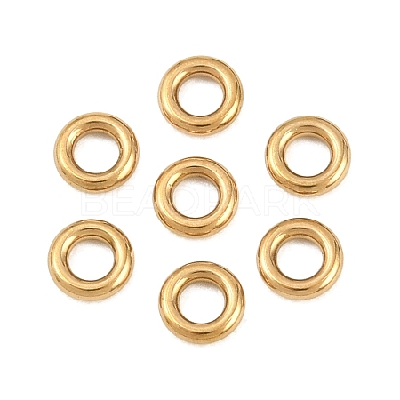 Ion Plating(IP) 304 Stainless Steel Closed Jump Rings STAS-G393-06G-04-1