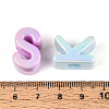Luminous & UV Plating Opaque Acrylic European Beads PACR-T017-11M-5