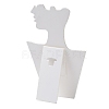 Cardboard Covered with Velvet Necklace & Earring Display Stands ODIS-Q041-04A-01-4