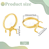 1Pc Adjustable 925 Sterling Silver Ring Findings STER-BC0002-38G-2