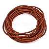 Braided Leather Cord with Core WL-F009-5mm-06-1