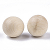 Unfinished Wood Beads X-WOOD-T014-25mm-2