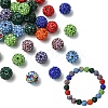 30Pcs Pave Disco Ball Beads RB-YW0001-14A-2
