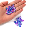 50G Transparent Crackle Acrylic Beads CACR-YW0001-01D-5