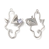 Glass Paper Plane Pendant PALLOY-K001-075P-03-1