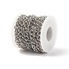 Tarnish Resistant 304 Stainless Steel Curb Chains CHS-E005-01P-4