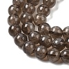 Natural Smoky Quartz Beads Strands G-B167-A09-6mm-4