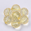 Transparent Acrylic Beads TACR-Q254-10mm-V-2