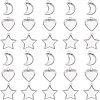 120Pcs 3 Styles 304 Stainless Steel Pendant Cabochon Settings STAS-UN0020-85P-6