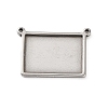304 Stainless Steel Connector Cabochon Settings STAS-Z201-04P-02-1