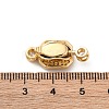 Brass Micro Pave Cubic Zirconia Box Clasps KK-P291-32G-3