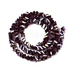 Electroplate Transparent Glass Beads Strands EGLA-Q139-01A-A28-2