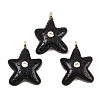 Natural Obsidian Pendants G-H353-01G-03-1