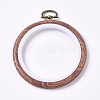 Plastic Cross Stitch Embroidery Hoops X-FIND-WH0052-11-1