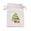 Christmas Cotton Cloth Storage Pouches LS-ABAG-M004-02P-1