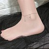 925 Sterling Silver Anklets AJEW-BB60881-A-2