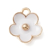 Light Gold Plated Alloy Enamel Pendants ENAM-YW0002-20A-7