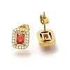 Ion Plating(IP) 304 Stainless Steel Stud Earrings EJEW-H018-01G-06-1