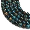 Natural Chrysocolla Beads Strands G-G475-A03-6mm-4