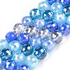 Electroplate Glass Bead Strands X-GLAA-Z006-01I-1
