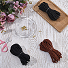 15M 3 Colors Braided Round Soft PU Imitation Leather Cords OCOR-CL0001-11C-4