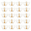 Plating Transparent Acrylic Pendants FIND-DC0004-69-1