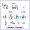 DIY Charm Cuff Ring Making Kit STAS-UN0051-37-3