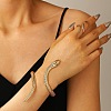 Snake Alloy Cuff Bangles & Cuff Rings Sets FS-WG6CA5E-01-2