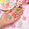 24Pcs 12 Colors Translucent Resin Pendants RESI-CJ0002-50-4
