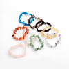 Chips Natural & Synthetic Gemstone Beaded Stretch Bracelets BJEW-JB01826-8