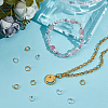 30Pcs 2 Colors Brass Snap Clasps KK-BBC0021-51-4