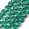 Transparent Glass Beads Strands GL-CBA7A17-03A-09-1