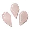 Natural Rose Quartz Pendants G-G052-A02-1