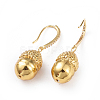 Brass Dangle Earring EJEW-E249-53A-2