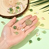 30Pcs 5 Colors Glass Imitation Gemstone Pendants FIND-YW0012-39-5