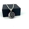Men's 304 Stainless Steel Moon Star Pendant Punk Vintage Necklaces LS-LK3922-5