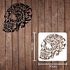 Plastic Reusable Drawing Painting Stencils Templates DIY-WH0172-182-2