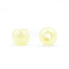 6/0 Imitation Jade Glass Seed Beads SEED-N004-006-08-2