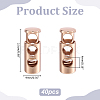 Alloy Cord Locks FIND-WH0367-98G-2