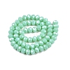 Electroplate Glass Beads Strands EGLA-A044-P6mm-A14-3