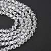 Transparent Glass Beads Strands EGLA-A039-T6mm-D13-2