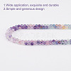 2 Strands Natural Fluorite Beads Strands G-GO0001-60-3