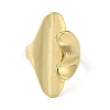 Rack Plating Brass Open Cuff Rings RJEW-K249-10G-2