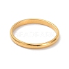 2mm Polished Plain Dome Finger Ring for Girl Women RJEW-C012-05A-G-2