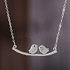 Alloy Couple Birds Pendant Necklaces for Women FS-WG2DA5D-01-3