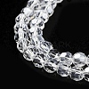Electroplate Transparent Glass Beads Strands EGLA-A035-T4mm-A19-3