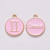Alloy Enamel Pendants ENAM-S124-01B-09I-1